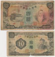 Kína 25db-os vegyes bankjegy gyűjtemény jó darabokkal, lefűzhető albumban T:vegyes China 25pcs of various banknotes with good pieces, in album T:mixed