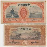 Kína 25db-os vegyes bankjegy gyűjtemény jó darabokkal, lefűzhető albumban T:vegyes
China 25pcs of va...