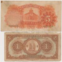 Kína 25db-os vegyes bankjegy gyűjtemény jó darabokkal, lefűzhető albumban T:vegyes
China 25pcs of va...