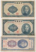 Kína 25db-os vegyes bankjegy gyűjtemény jó darabokkal, lefűzhető albumban T:vegyes
China 25pcs of va...