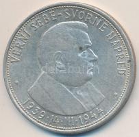 Szlovákia 1944. 50K Ag "Függetlenség 5. évfordulója" T:2-
Slovakia 1944. 50 Korun Ag &quot...