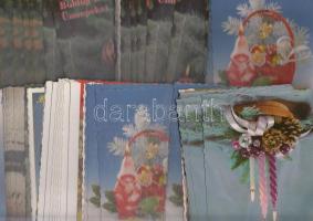 100 db MODERN használatlan motívumlap; üdvözlő: karácsony / 100 modern unused motive cards; greeting...