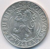 Csehszlovákia 1948. 100K Ag "Károly Egyetem" T:2
Czechoslovakia 1948. 100 Korun Ag "C...