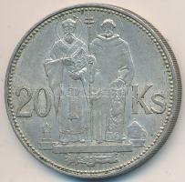 Szlovákia 1941. 20K Ag "Cirill és Metód" T:2- Slovakia 1941. 20 Korun Ag "St. Kyrill and St. Methodius" C:VF Krause KM#7.1