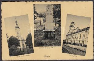 Tamási, Községháza, Világháborús emlékmű (EK)