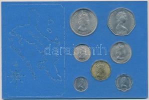 Seychelle-szigetek 1972. 1c - 5R 7klf db, forgalmi szett plasztik tokban T:1
Seychelles 1972. 1 cent...