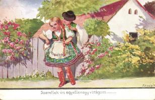 Hungarian folklore, couple s: Bernáth (EK)