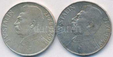 Csehszlovákia 1949. 50K Ag "Sztálin" (2x) T:2-
Czechoslovakia 1949. 50 Korun Ag "Stal...