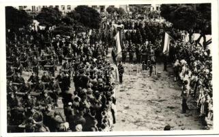 1938 Ipolyság, bevonulás / entry of the Hungarian troops So. Stpl