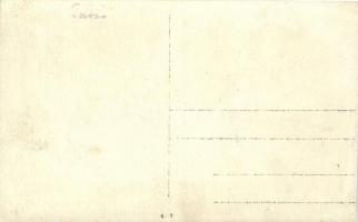 Tarzo, old town view with an Austro-Hungarian soldier, photo