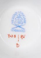 Herendi Apponyi mintás váza, kézzel festett, jelzett, hibátlan, m:13 cm