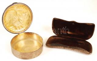 Fém dobozka, tok és toll