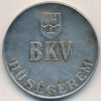 ~1970. "BKV Hűségérem" ezüstözött fém emlékérem (36mm) T:2