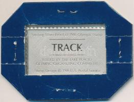 Amerikai Egyesült Államok 1980. 15c "Futás" Ag olimpiai bélyegérem (12g/0.925) T:PP
USA 19...