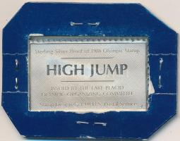 Amerikai Egyesült Államok 1980. 31c "Magasugrás" Ag olimpiai bélyegérem (12g/0.925) T:PP
U...