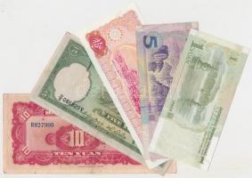 Kína 1936-1999. 5Y-10Y (4klf) + Tajvan 1976. 10Y T:I,II,III
China 1936-1999. 5 Yuan - 10 Yuan (4xdif...