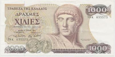 Görögország 1987. 1000Dr T:II-,III Greece 1987. 1000 Drachmai C:aVF Krause 202