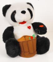 Plüss panda formájú mobil kihangosító Siemens és Nokia telefonokhoz eredeti csomagolásában