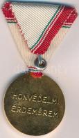 1960-as évek "Honvédelmi Érdemérem" 30év után, mellszalaggal és dísztokban T:1