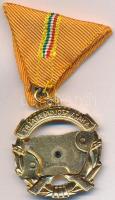 1970. "A Haza Szolgálatáért Érdemérem" arany fokozata mellszalagon, szalagsávval eredeti d...