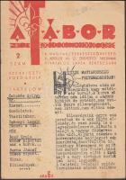 cca 1930 A Tábor c. cserkészújság. (V. kerület VIII. sz őrsvezetői lapja)