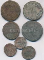 Római Birodalom / 7db klf bronzpénz T:vegyes
Roman Empire / 7pcs of diff. bronze coins C:mixed