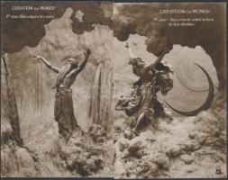 Création du Monde - 6 db Mastroianni szobor-művészlap / a collection of 6 Mastroianni sculptochromie...