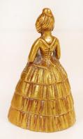 Antik, hölgy formájú bronz csengő, m: 10 cm /
bell