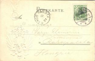 Helgoland, Wappen / coat of arms Emb. litho