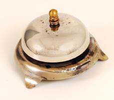 Szállodai londiner hívó fém csengő, m: 7 cm / bell