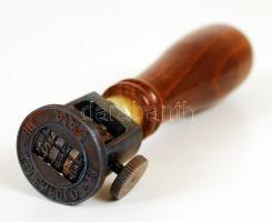 MÁV vasúti bélyegző Budapest Kelenföld / Railroad seal maker