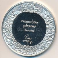 Hollandia 1977. "Leláncolt Prométheusz - Rubens Év" Ag emlékérem (30,9g/0.925/44,5mm) T:PP Netherlands 1977. "Prometheus geketend - Rubens Jaar" Ag medallion (30,9g/0.925/44,5mm) C:PP