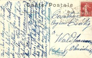 Paris, La Rue de Castiglione, automobiles, rare Xavier Sager art postcard