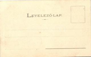 Stósz, Stoósz; Erzsébet tér, templom; kiadja Wlaszlovits Gusztáv / Elisabeth square, church