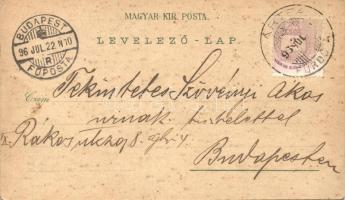 1896 Bártfafürdő, Tachy-udvar az Eschwig-féle üzlettel, Deák és Széchenyi szállodák / Eschwig's...