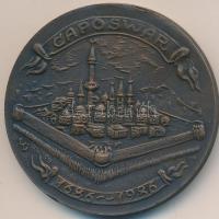 Lazarovszky László 1986. "Keszthelyi Éremgyűjtő Csoport / Caposwar" Br emlékérem (50mm) T:...