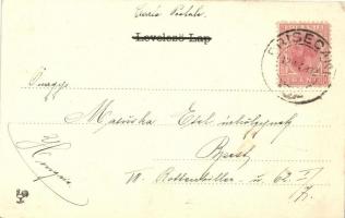 Borszék-fürdő, Remény szálloda / Hotel, Art Nouveau litho