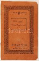 1907 Simonyi Semadam Margit (a miniszterelnök lánya) iskolai füzete