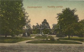 Derekegyháza, kastély park, Untermüller Ernő kiadása
