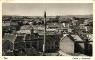2 db RÉGI magyar városképes lap: Eger, Egerbakta / 2 old Hungarian postcards