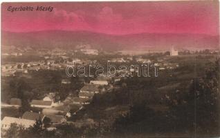 2 db RÉGI magyar városképes lap: Eger, Egerbakta / 2 old Hungarian postcards