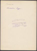 cca 1920-1930 Kerny István (1879-1963): Zarándok út a budaörsi hegyen, pecséttel jelzett vintage fot...