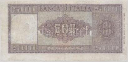 Olaszország 1947. 500L T:restaurált
Italy 1947. 500 Lire C:restored
Krause 80