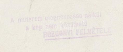 cca 1940 Rozgonyi (Budapest): Fedák Sári, Bókay (?), Szilágyi (?) színészek a Vígszínház titkárságán...