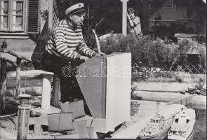 1967 Páger Antal (1899-1986) színművész, mint boldog hajóskapitány a Tanulmány a nőkről c. film háro...