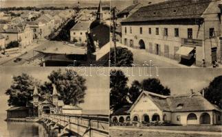 Győr - 4 db régi magyar városképes lap, benne egy Képzőművészeti Alap kiadása