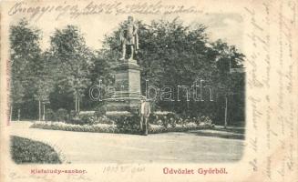 Győr, Kisfaludy szobor, Berecz Viktor kiadása