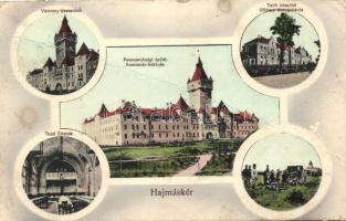 Hajmáskér, Víztorony, Tiszti laképület, Parancsnoksági épület, Tiszti étkezde (fa)