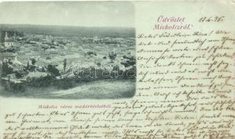 Miskolc - 2 db régi magyar városképes lap, egyik 1898-ból