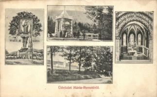 2 db RÉGI magyar városképes lap: Mecsekszabolcs, Máriaremete